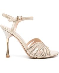 Liu Jo - 105 Mm Sandalen Met Kettingdetail - Lyst