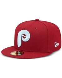 KTZ - 59Fifty Philadelphia Phillies Fitted Cap Hat - Lyst