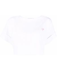 Philosophy Di Lorenzo Serafini - Cropped-T-Shirt mit Logo - Lyst