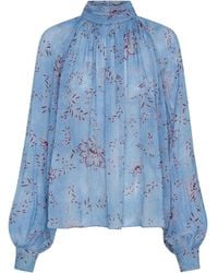 Nicholas - Haut Fleuri Solene À Col Montant - Lyst