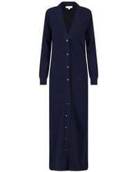 Malo - Cashmere Button-Down Maxi Dress - Lyst