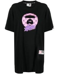 Aape By A Bathing Ape - Graphic-Print Jersey T-Shirt - Lyst