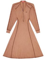 DIESEL - Midi Dress - Lyst