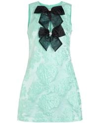 Sister Jane - Waters Edge Bow-Appliquéd Mini Dress - Lyst