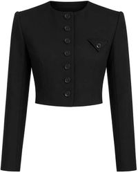 Nissa - Cropped Tailored Blazer - Lyst