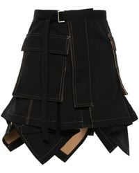 Sacai - X Carhartt Wip Suiting Bonding Skirt - Lyst