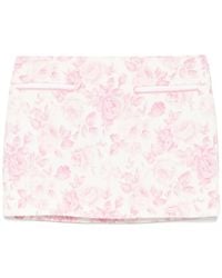 ROWEN ROSE - Minigonna A Fiori - Lyst