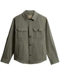 Woolrich - Garment-Dyed Shirt Jacket - Lyst