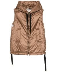 Max Mara - Hooded Puffer Gilet - Lyst