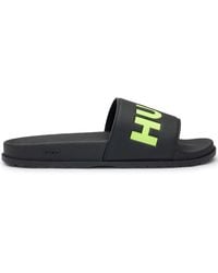 HUGO - Slippers con logo en relieve - Lyst