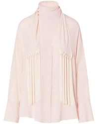 Liu Jo - Shirt With Scarf - Lyst