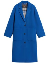 Woolrich - Notched-Lapels Virgin-Wool Coat - Lyst