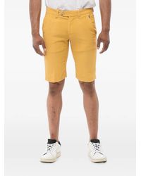 Corneliani - Button-Fastening Chino Shorts - Lyst