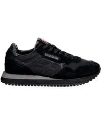 Napapijri - Element Panelled Logo-Patch Sneakers - Lyst