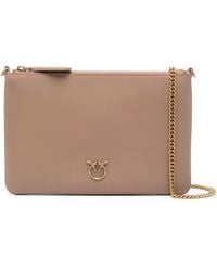 Pinko - Borsa A Tracolla Love Birds Con Placca - Lyst