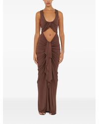 Christopher Esber - Vivenda Draped Cut-Out Maxi Dress - Lyst