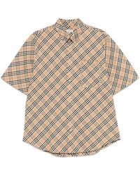 Burberry - Camicia Con Motivo Vintage Check - Lyst
