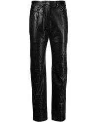 IRO - Jalil Slim-cut Leather Trousers - Lyst