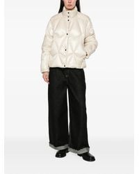 Moose Knuckles - Wattierte Iceberg Jacke Mit Rautensteppung - Lyst