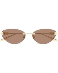 Balenciaga - Logo-Detail Cat-Eye Sunglasses - Lyst