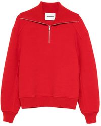 Jil Sander - Half-Zip Sweater - Lyst