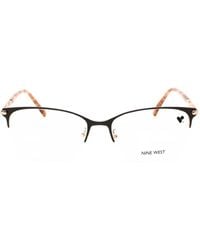 Nine West - Rectangle-Frame Glasses - Lyst