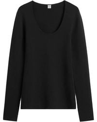 TOTEME - Compact Knit Top - Lyst