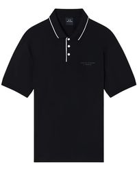 ARMANI EXCHANGE - Polo À Manches Courtes - Lyst