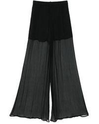 Amen - Silk Trousers - Lyst