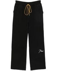 Rhude - Logo-Embroidered Drawstring Track Pants - Lyst