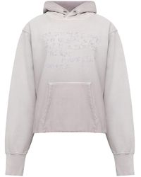Maison Margiela - Printed-Detail Hoodie - Lyst