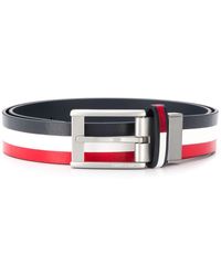 Tommy Hilfiger Ceinture à rayures - Bleu