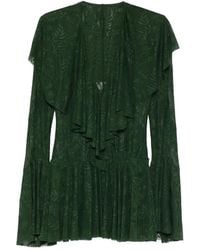 Norma Kamali - Minikleid mit Rüschen - Lyst