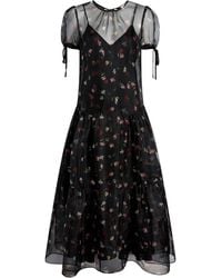 Cinq À Sept - Kleid mit Puffärmeln - Lyst