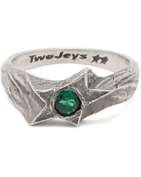 Twojeys - Star-Motif Crystal-Embellished Rings - Lyst