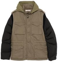 Undercover - Padded-Sleeve Military Jacket - Lyst