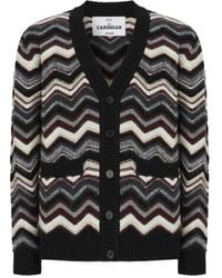 Missoni - Cardigan À Motif De Chevrons - Lyst