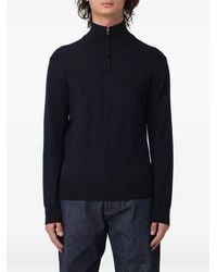Brooksfield - Half-Zip Long-Sleeve Sweater - Lyst
