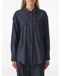 Max Mara - Denim Overhemd - Lyst