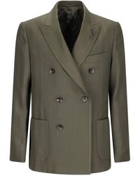 Lardini - Double-Breasted Jacket - Lyst