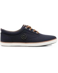 Bugatti - Logo-Plaque Lace-Up Sneakers - Lyst