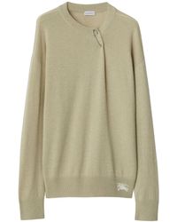 Burberry - Paperclip-Detail Cashmere Jumper - Lyst