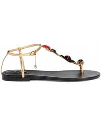 PUCCI - Bijoux Leather Sandals - Lyst