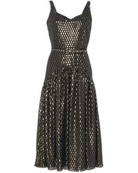 Parlor - Robe Mi-Longue À Pois - Lyst