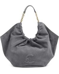 Coccinelle - Smash Ruched Suede Tote Bag - Lyst