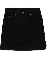 Charles Jeffrey - Stud-Embellished Denim Mini Skirt - Lyst