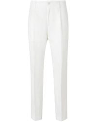 Canali - Pleated Pressed-Crease Trousers - Lyst