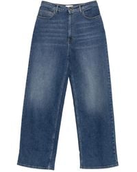 Fabiana Filippi - Classic Wide-Leg Jeans With Traditional Design Elements - Lyst