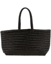 Dragon Diffusion - Big Bamboo Triple Jump Woven Leather Shoulder Bag - Lyst