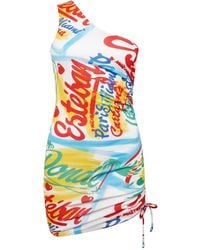 Donde Esteban - Bazurto One-Shoulder Mini Dress - Lyst